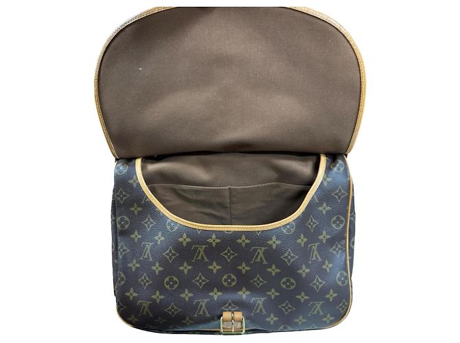 Borsa a Spalla Saumur 35 Monogramma Louis Vuitton Marrone - vista 10