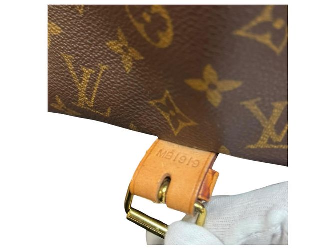 Borsa a Spalla Saumur 35 Monogramma Louis Vuitton Marrone - vista 13