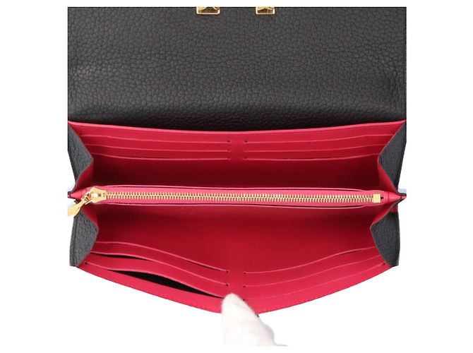 Louis Vuitton Capucines Lang Wallet Schwarz - Ansicht 6