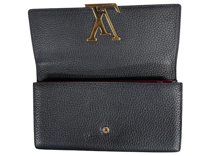 Louis Vuitton Capucines Lang Wallet Schwarz - Ansicht 9