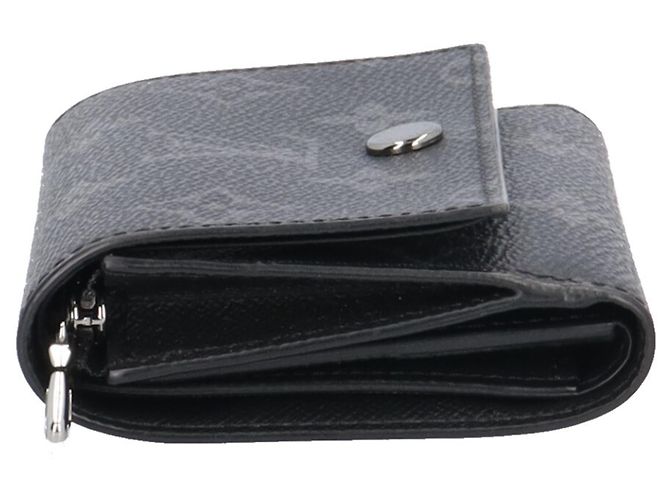 Louis Vuitton Victor Geldbörse - Monogram Eclipse Trifold Schwarz - Ansicht 3