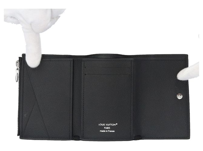 Louis Vuitton Victor Geldbörse - Monogram Eclipse Trifold Schwarz - Ansicht 6
