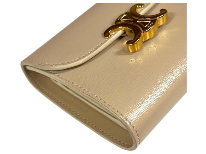 Céline Piccola borsa a soffietto Celine Beige - vista 15