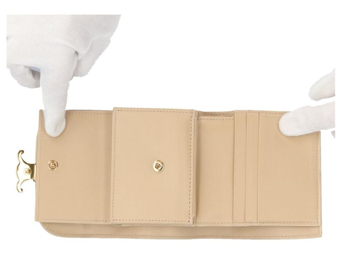 Céline Piccola borsa a soffietto Celine Beige - vista 8