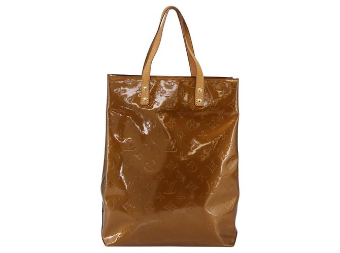 Borsa Reade Monogram Vernis MM Louis Vuitton Marrone - vista 2