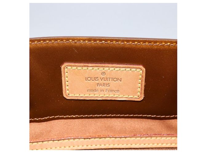 Borsa Reade Monogram Vernis MM Louis Vuitton Marrone - vista 6