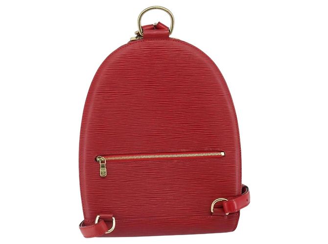 LOUIS VUITTON Epi Mabillon Rucksack Kastilisch Rot M52237 LV Auth 166325 - Ansicht 2