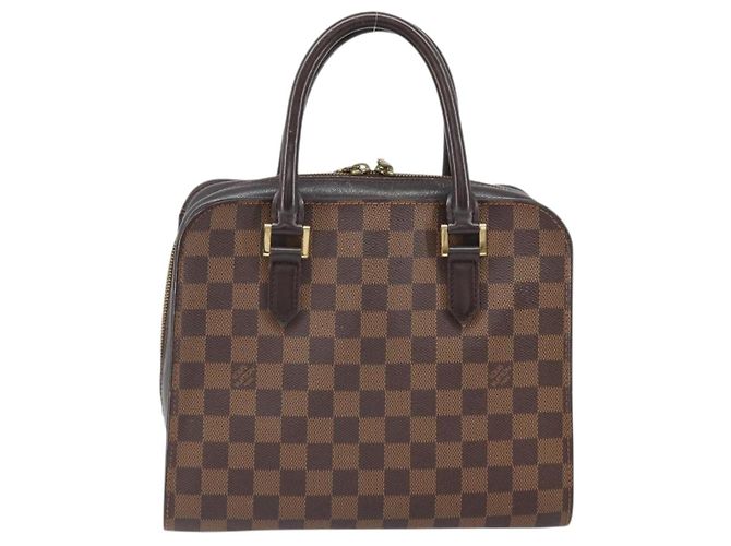 LOUIS VUITTON Borsa a Mano Triana Damier Ebene N51155 LV Auth ep13261 - vista 2