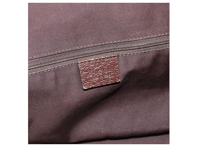 Bolsa Tote Gucci GG Canvas Web Sherry Line Bege Prata Vermelho 145758 Auth bs33193 - vista 18