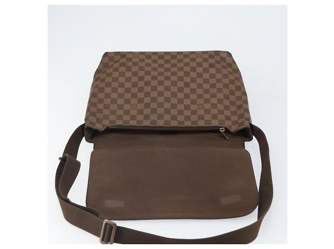 LOUIS VUITTON Borsa a Spalla Brooklyn MM Damier Ebene N51211 LV Auth 166096 - vista 10