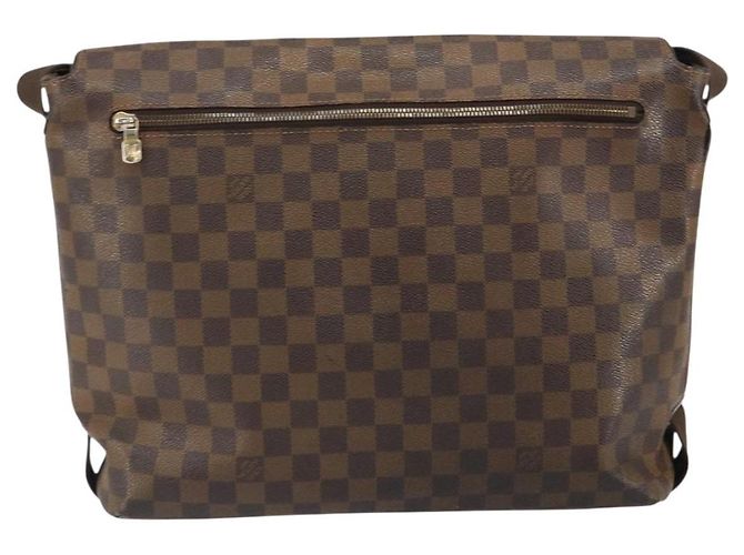 LOUIS VUITTON Borsa a Spalla Brooklyn MM Damier Ebene N51211 LV Auth 166096 - vista 2