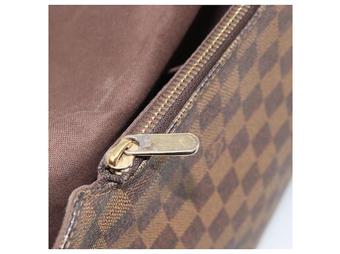LOUIS VUITTON Borsa a Spalla Brooklyn MM Damier Ebene N51211 LV Auth 166096 - vista 23