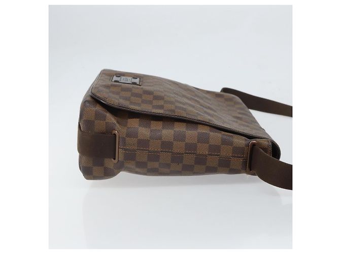 LOUIS VUITTON Borsa a Spalla Brooklyn MM Damier Ebene N51211 LV Auth 166096 - vista 3