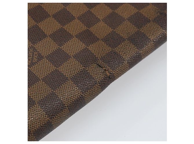 LOUIS VUITTON Borsa a Spalla Brooklyn MM Damier Ebene N51211 LV Auth 166096 - vista 7