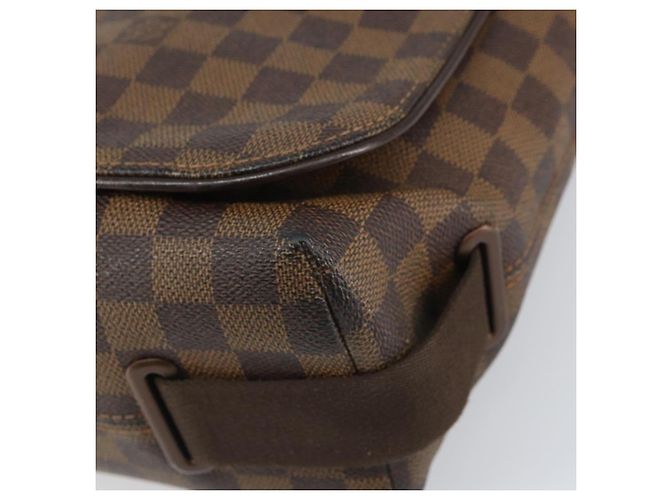 LOUIS VUITTON Borsa a Spalla Brooklyn MM Damier Ebene N51211 LV Auth 166096 - vista 9