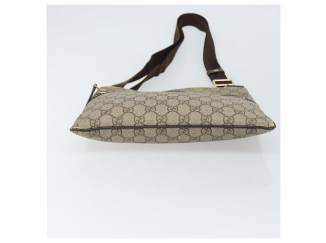 Gucci Borsa a spalla GG Supreme in PVC beige oro 295257 Auth 170375 D'oro - vista 5