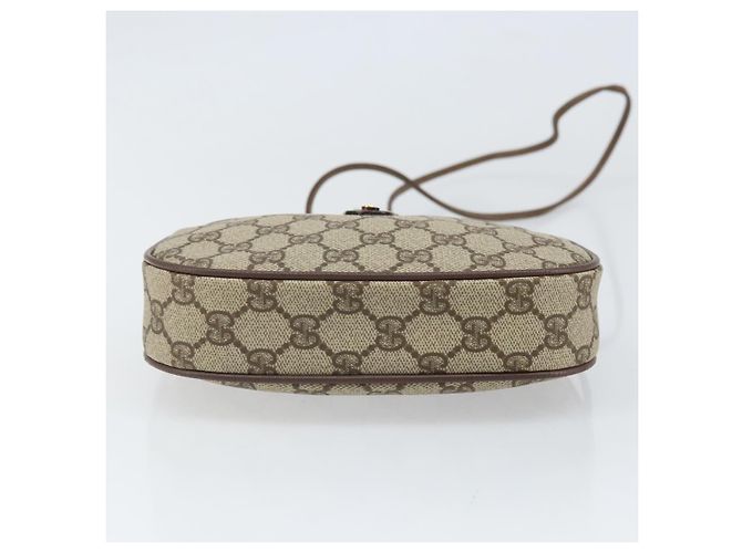 Sac Sherry Line GG Supreme Web Gucci PVC Beige Or 007 58 6112 Auth 170700 Doré - vue 5