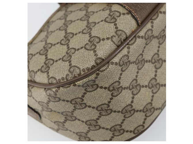 Borsa Sherry Line GG Supreme Web di GUCCI in PVC beige e oro 89 02 032 Auth 169092 D'oro - vista 15