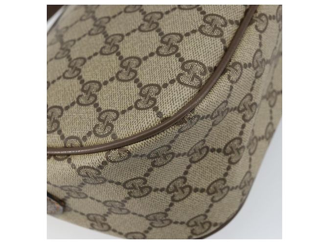 Borsa Sherry Line GG Supreme Web di GUCCI in PVC beige e oro 89 02 032 Auth 169092 D'oro - vista 17