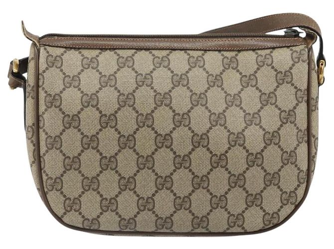 Borsa Sherry Line GG Supreme Web di GUCCI in PVC beige e oro 89 02 032 Auth 169092 D'oro - vista 2