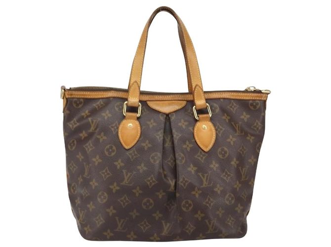 Louis Vuitton Palermo Handtasche aus Monogramm-Canvas PM Braun - Ansicht 2