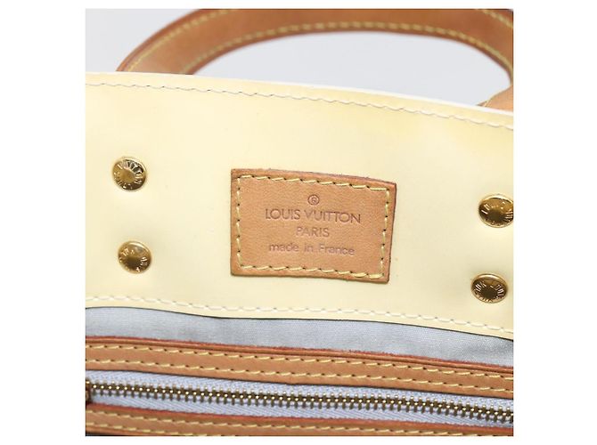 LOUIS VUITTON Borsa a Mano Monogram Vernis Reade PM Perle M91336 LV Auth 159820 - vista 10