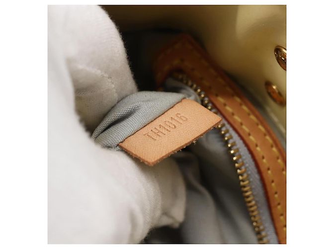 LOUIS VUITTON Borsa a Mano Monogram Vernis Reade PM Perle M91336 LV Auth 159820 - vista 12
