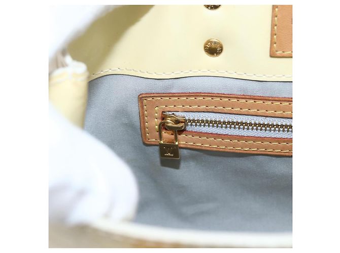 LOUIS VUITTON Borsa a Mano Monogram Vernis Reade PM Perle M91336 LV Auth 159820 - vista 17