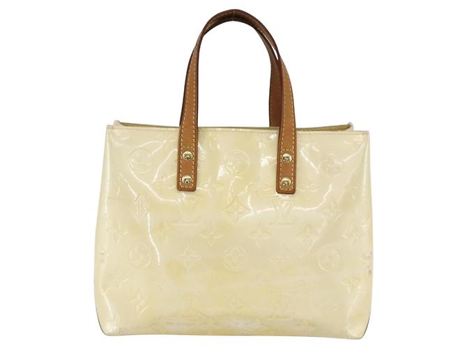 LOUIS VUITTON Borsa a Mano Monogram Vernis Reade PM Perle M91336 LV Auth 159820 - vista 2