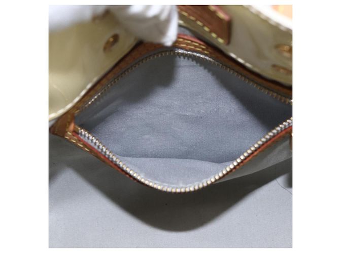 LOUIS VUITTON Borsa a Mano Monogram Vernis Reade PM Perle M91336 LV Auth 159820 - vista 20