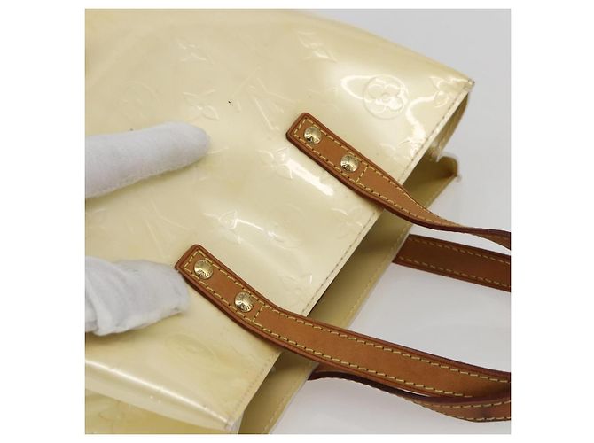 LOUIS VUITTON Borsa a Mano Monogram Vernis Reade PM Perle M91336 LV Auth 159820 - vista 6