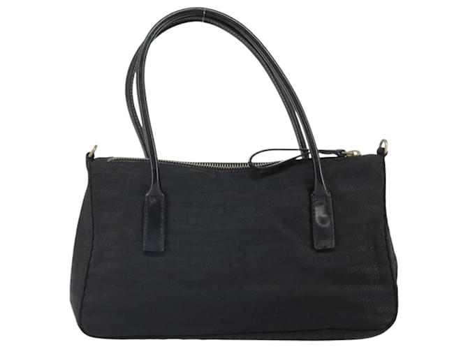 Borsa a mano PRADA in nylon nero Auth bs32763 - vista 2