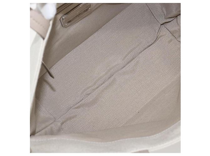 Borsa a mano Salvatore Ferragamo in tela beige oro Auth 169508 - vista 11