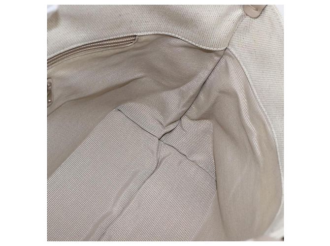 Borsa a mano Salvatore Ferragamo in tela beige oro Auth 169508 - vista 18
