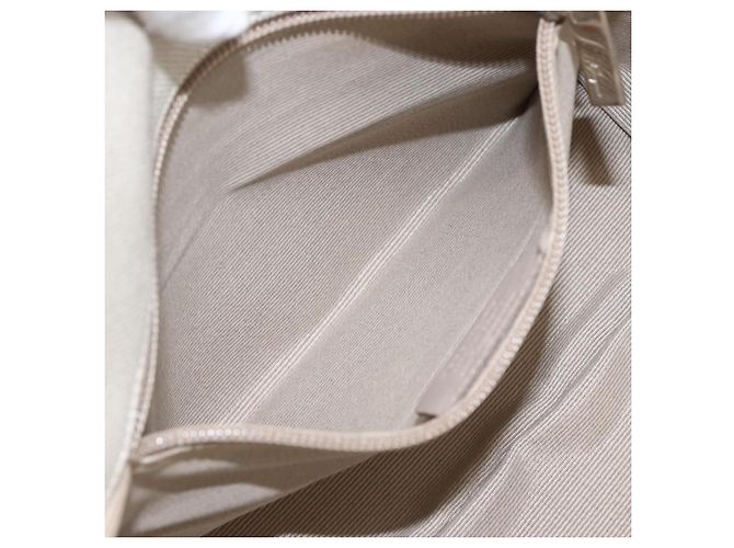 Borsa a mano Salvatore Ferragamo in tela beige oro Auth 169508 - vista 20