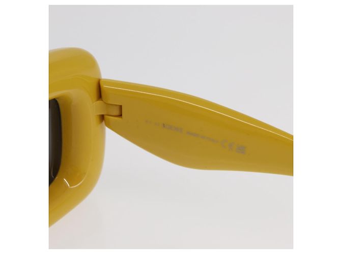 Gafas de sol LOEWE de plástico Amarillo Auth 149902M - vista 10