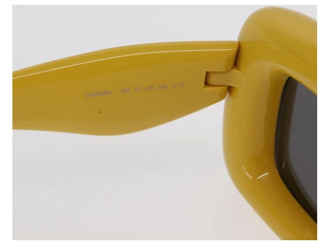 Gafas de sol LOEWE de plástico Amarillo Auth 149902M - vista 11