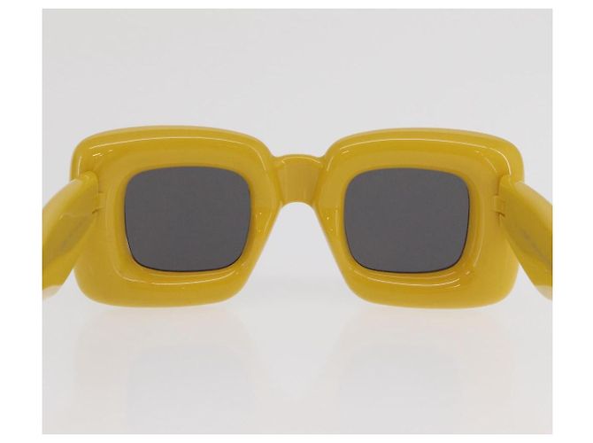 Gafas de sol LOEWE de plástico Amarillo Auth 149902M - vista 3