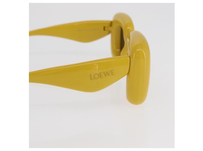 Gafas de sol LOEWE de plástico Amarillo Auth 149902M - vista 7