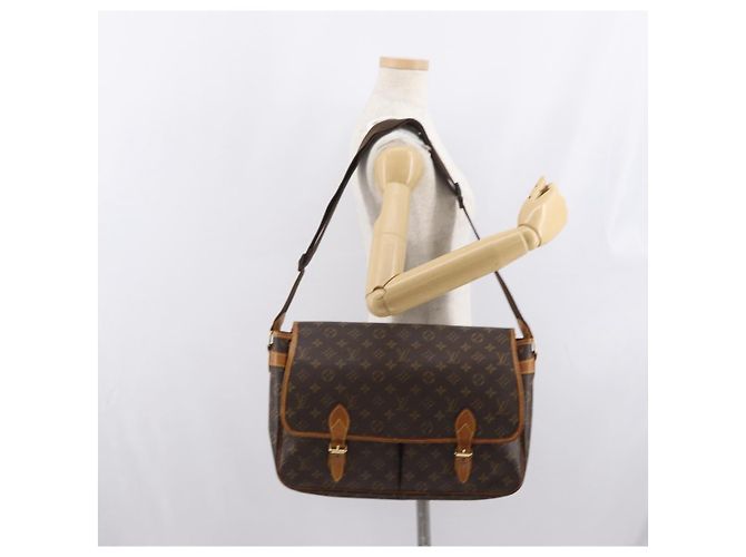 LOUIS VUITTON Monogram Gibeciere GM Borsa a Spalla M42246 LV Auth ka2055 Monogramma - vista 28