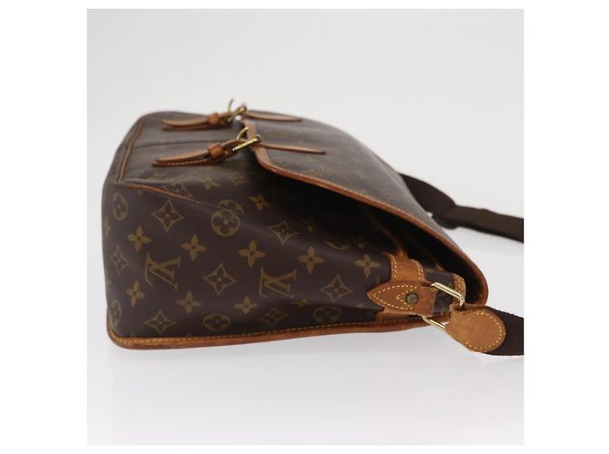 LOUIS VUITTON Monogram Gibeciere GM Borsa a Spalla M42246 LV Auth ka2055 Monogramma - vista 4