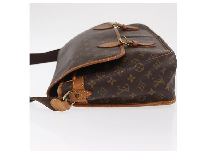 LOUIS VUITTON Monogram Gibeciere GM Borsa a Spalla M42246 LV Auth ka2055 Monogramma - vista 5