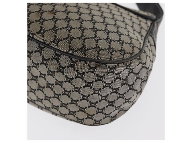 Céline CELINE Macadam Canvas Handtasche Beige Silber Auth ep13183 - Ansicht 16