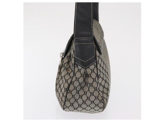 Céline CELINE Macadam Canvas Handtasche Beige Silber Auth ep13183 - Ansicht 3