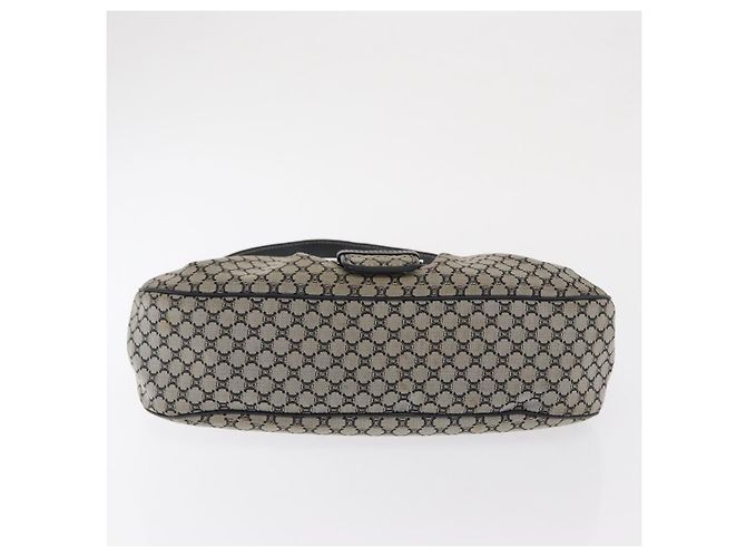 Céline CELINE Macadam Canvas Handtasche Beige Silber Auth ep13183 - Ansicht 5