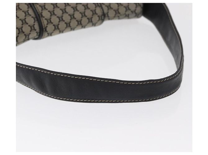 Céline CELINE Macadam Canvas Handtasche Beige Silber Auth ep13183 - Ansicht 7