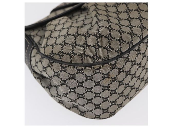 Céline CELINE Macadam Canvas Handtasche Beige Silber Auth ep13183 - Ansicht 9