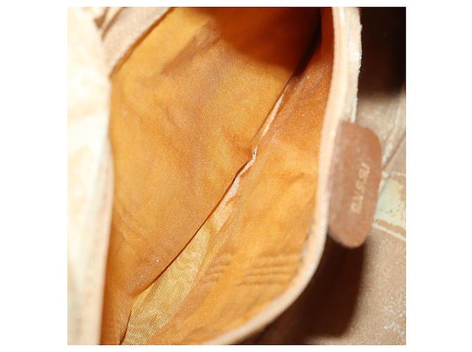 Borsa a Spalla in Pelle Gucci Bamboo 2way Marrone Oro 001 1781 1577 Auth th6578 D'oro - vista 11