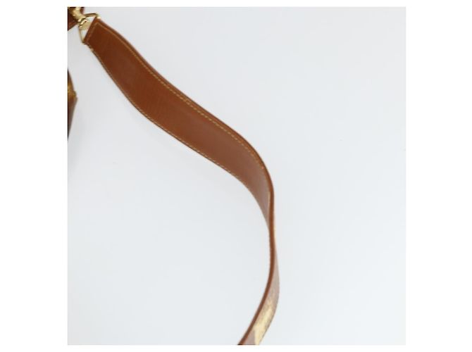 Borsa a Spalla in Pelle Gucci Bamboo 2way Marrone Oro 001 1781 1577 Auth th6578 D'oro - vista 14