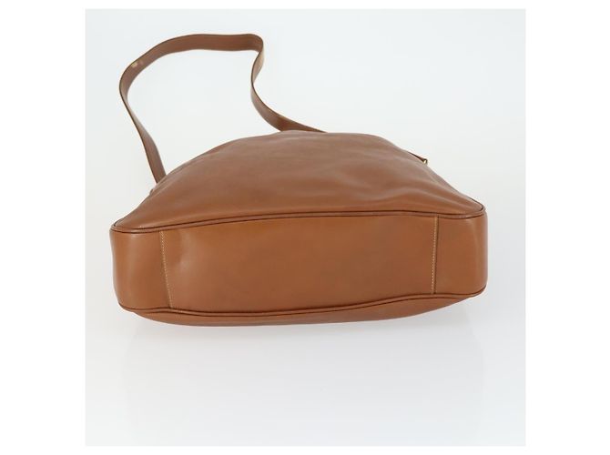 Borsa a Spalla in Pelle Gucci Bamboo 2way Marrone Oro 001 1781 1577 Auth th6578 D'oro - vista 5